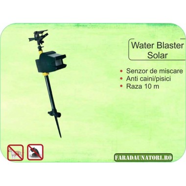 Aparat anti-animale cu jet de apa (10m) - Water Blaster Solar