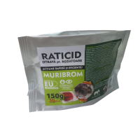 Pasta raticida impotriva rozatoarelor (soareci, sobolani, dihori) - Muribrom - 150 gr