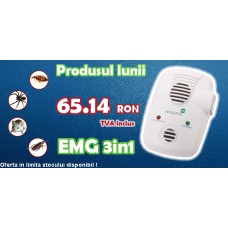  Aparat anti-daunatori (200 mp) Pestmaster EMG 3in1 (cu unde electromagnetice )